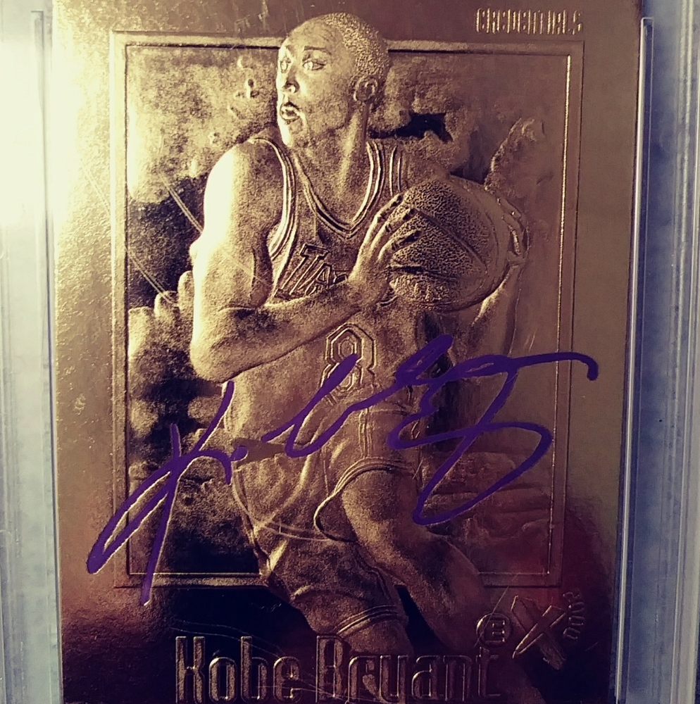 1996-97 skybox ex-2000 23kt gold Kobe Bryant